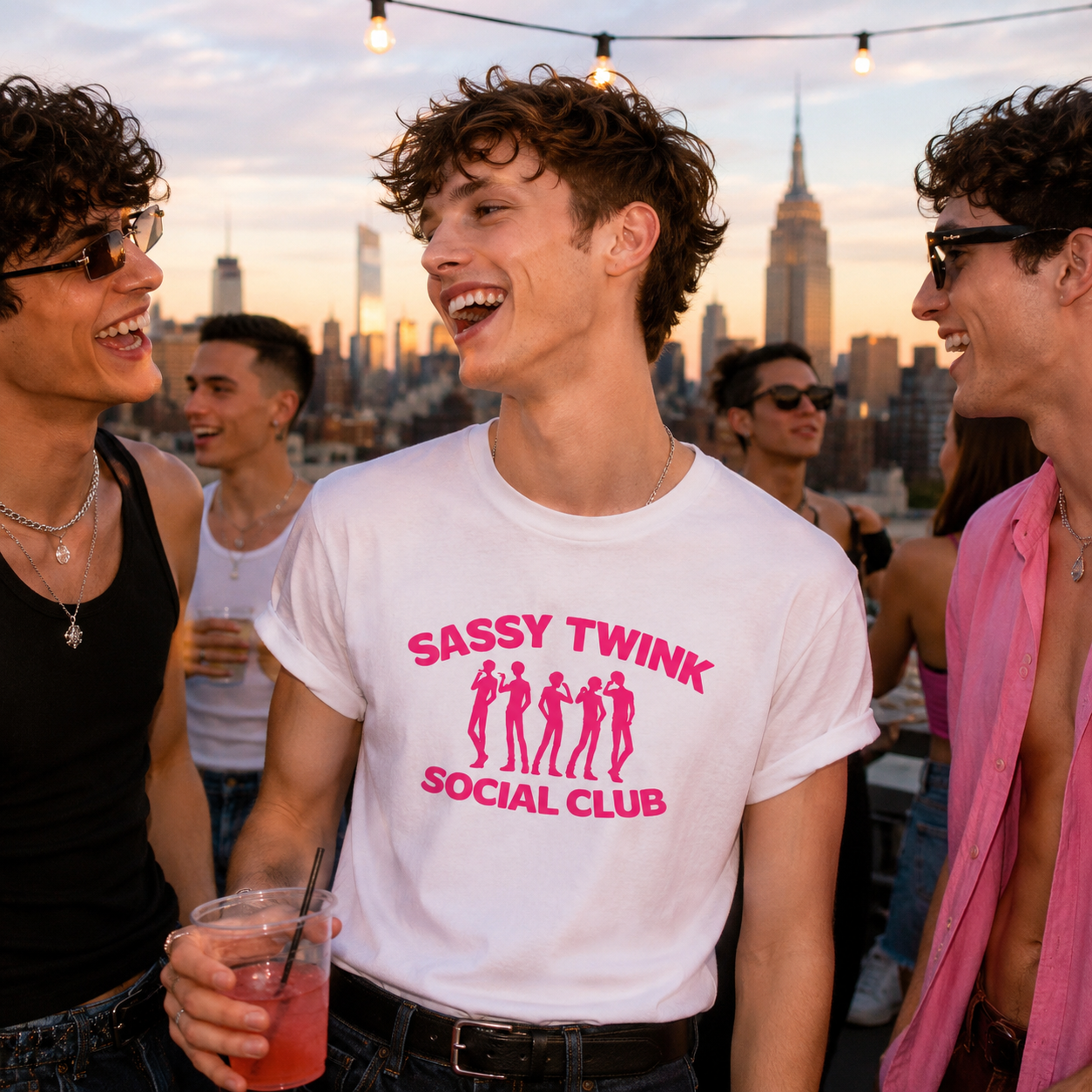 Sassy Twink Social Club — Silhouette Tee