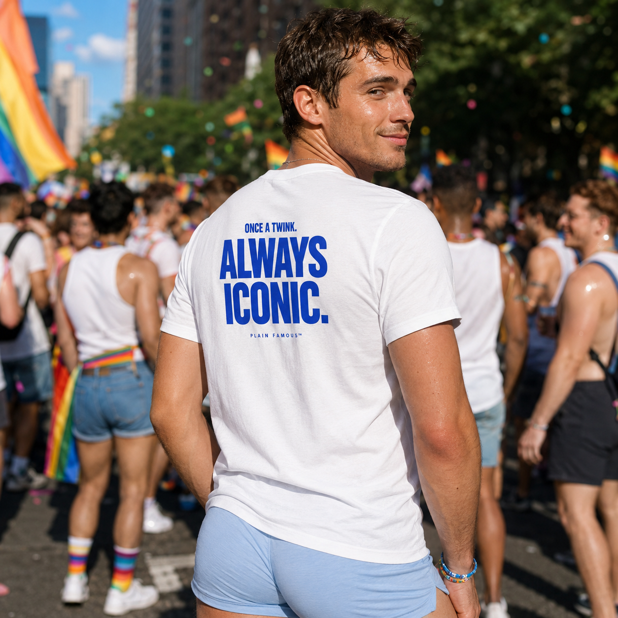 Once a Twink, Always Iconic — Back Graphic Tee