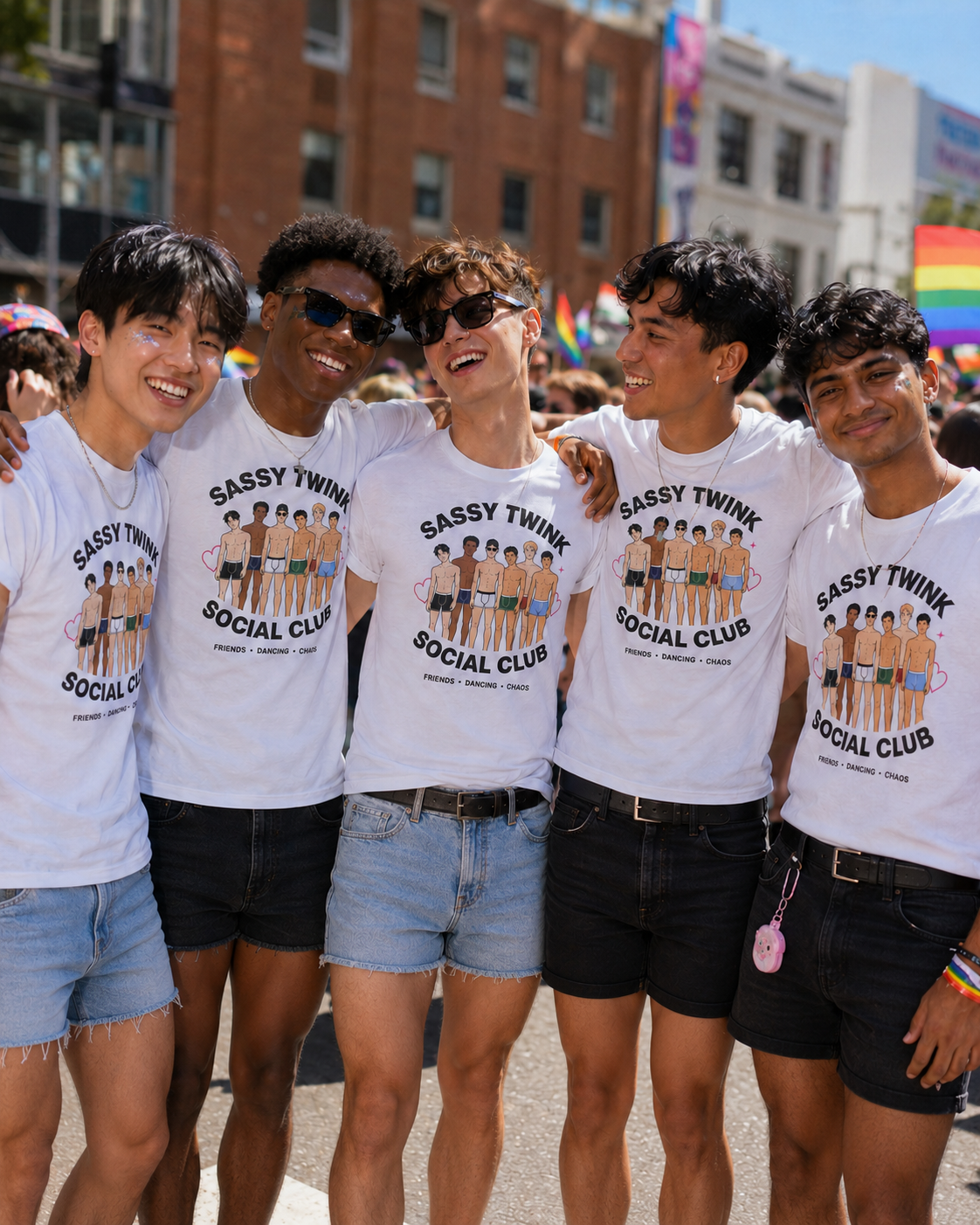 Sassy Twink Social Club — Squad Tee