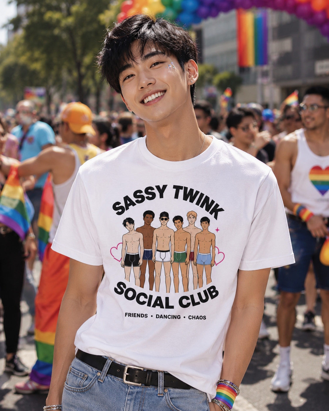 Sassy Twink Social Club — Squad Tee