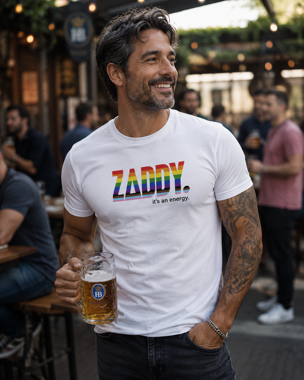 Rainbow Zaddy Tee