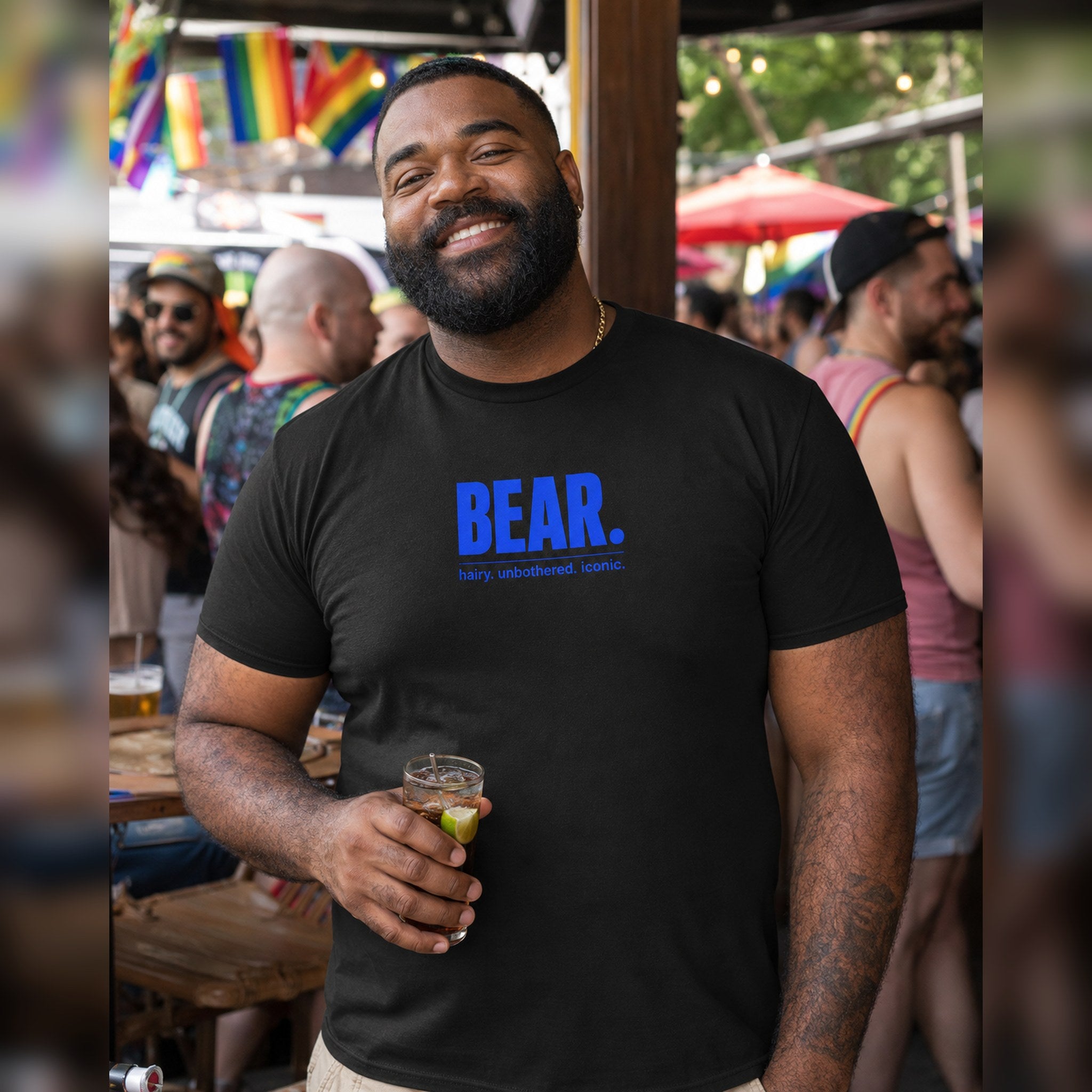 Bear: Hairy, Unbothered, Iconic Tee