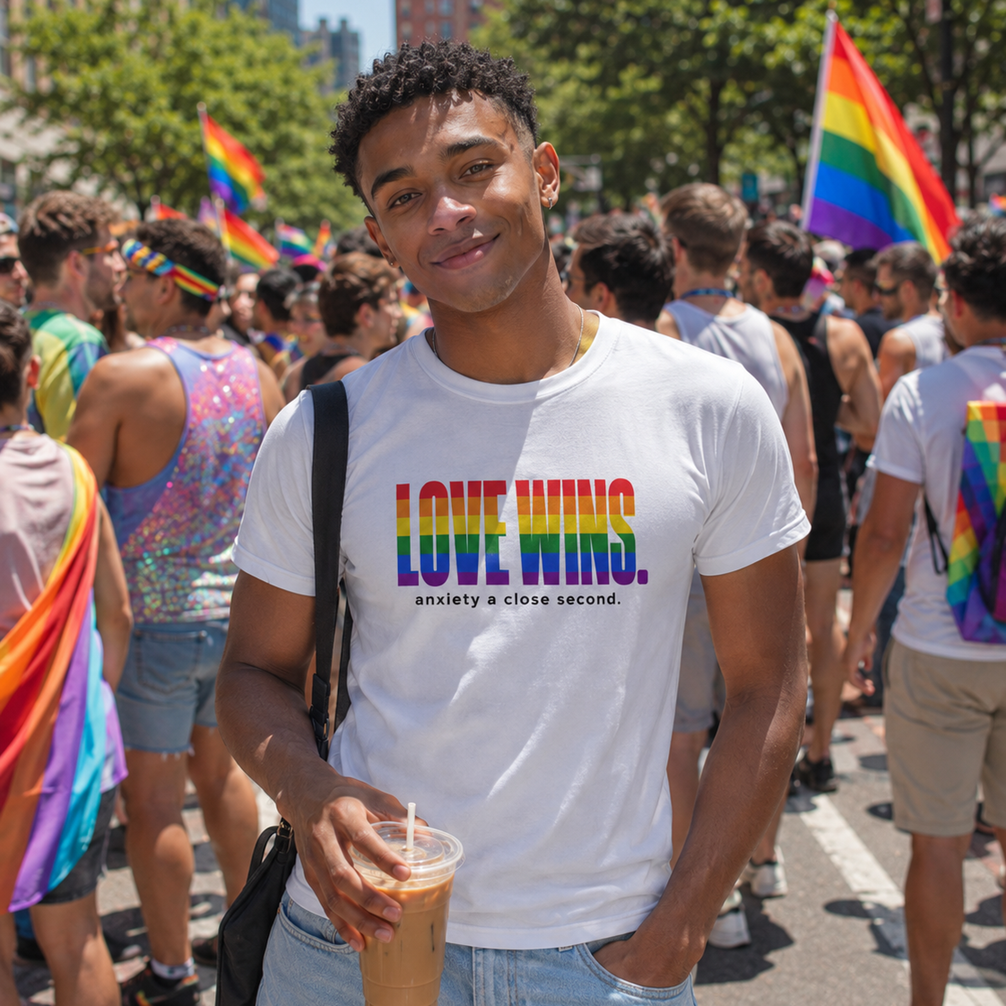 Love Wins. Anxiety A Close Second Tee